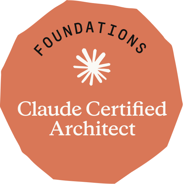 Claude Certified Architect – Foundations 的 Credly 數位徽章